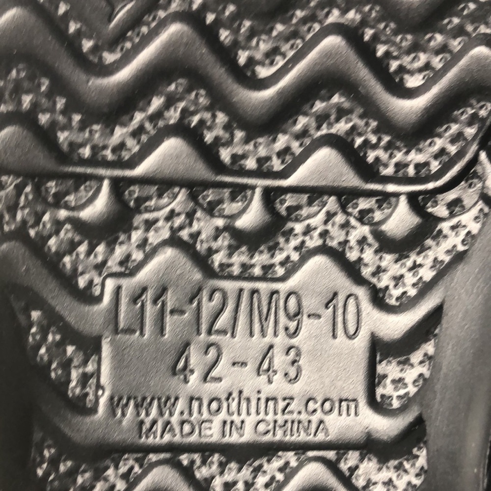 nothinZ Black Comfort Sandals UNISEX - Picture 6 of 7